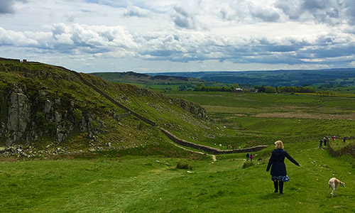 Bradley Burn nearby Hadrian's Wall